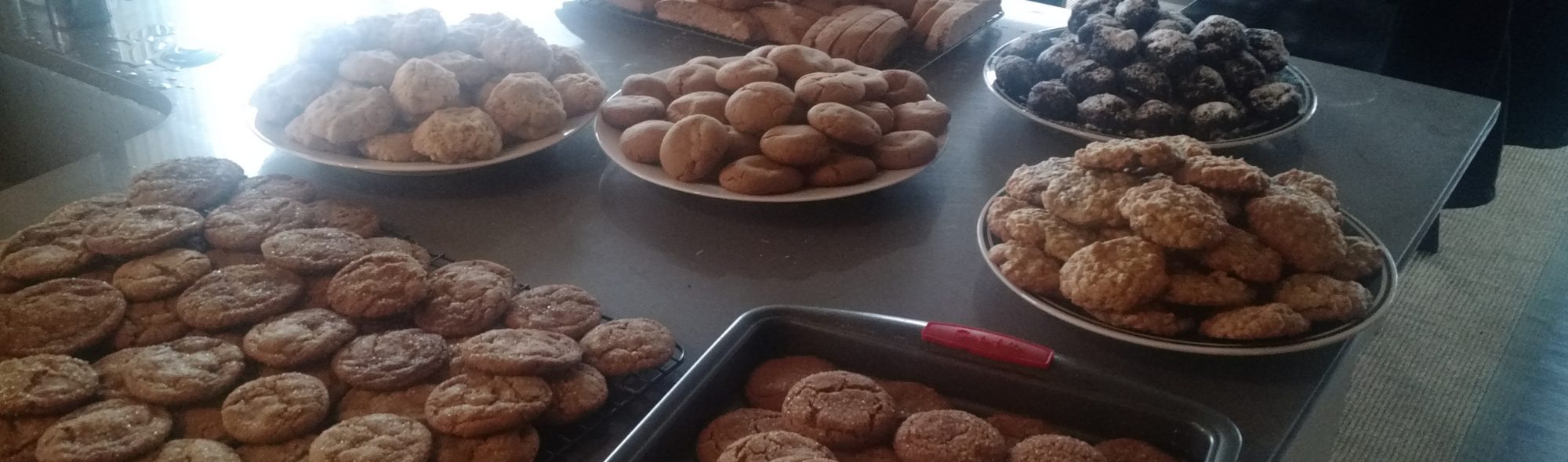 Testing and tasting the best homemade cookies. 
